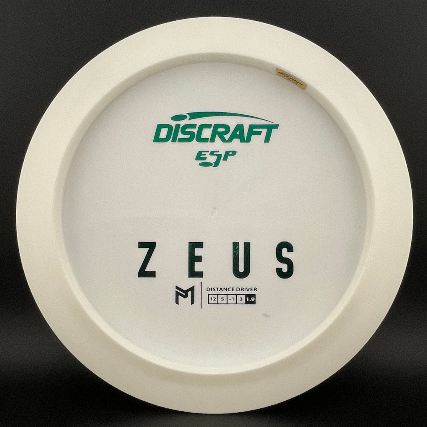 White ESP Zeus - Bottom Stamp Dyer's Delight - Paul McBeth