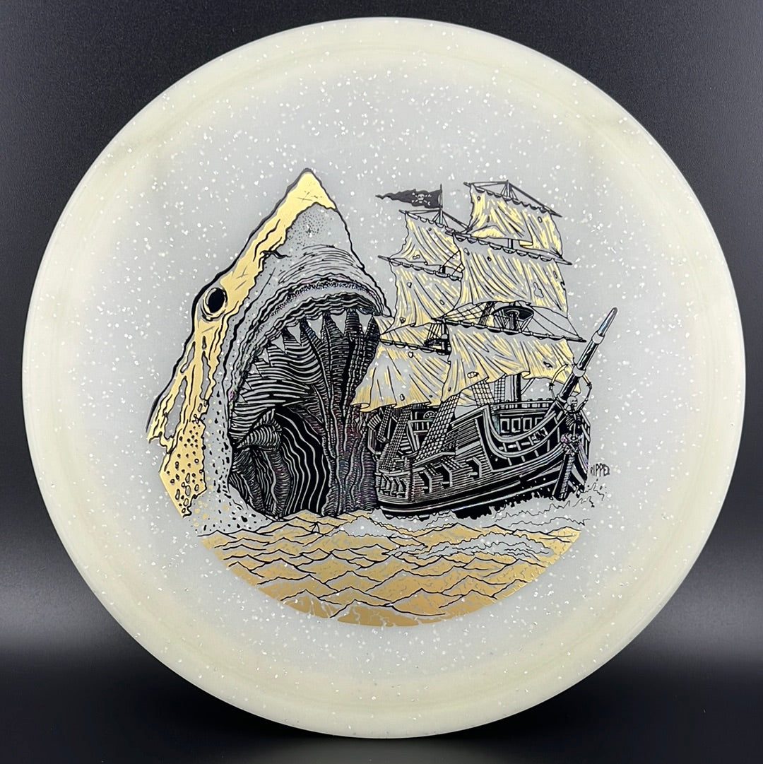 Metal Flake Glow C-Blend Galleon (First Run) "Megalodon" by Ripper Studios