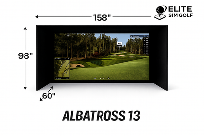 Albatross 13S Golf Simulator Enclosure by Elite Sim Golf