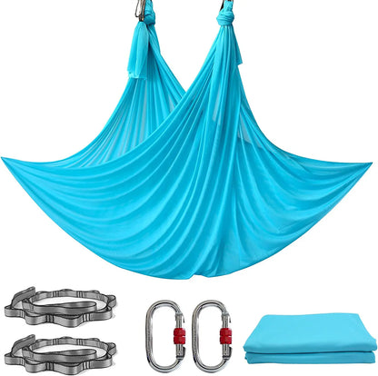 Versatile Aerial Yoga Apparatus for Home or Studio Use