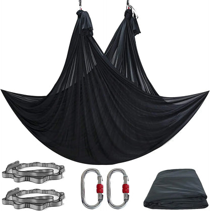 Versatile Aerial Yoga Apparatus for Home or Studio Use