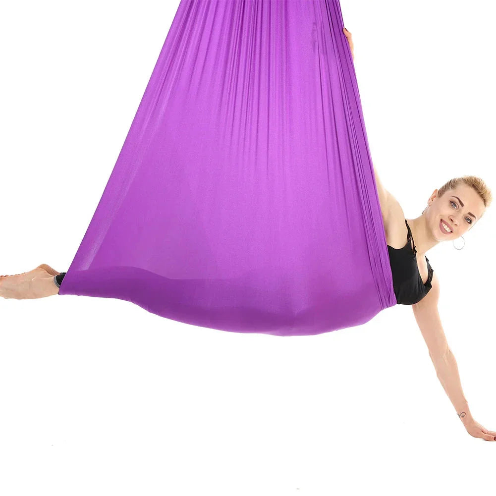 Versatile Aerial Yoga Apparatus for Home or Studio Use