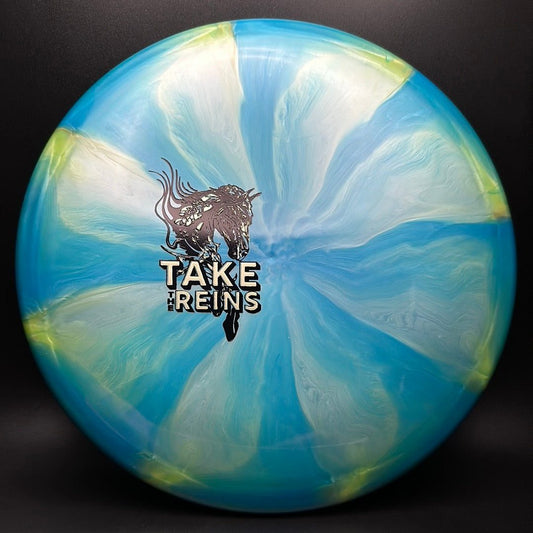 Sublime Swirl Mustang - "Take The Reins" Mini Stamp
