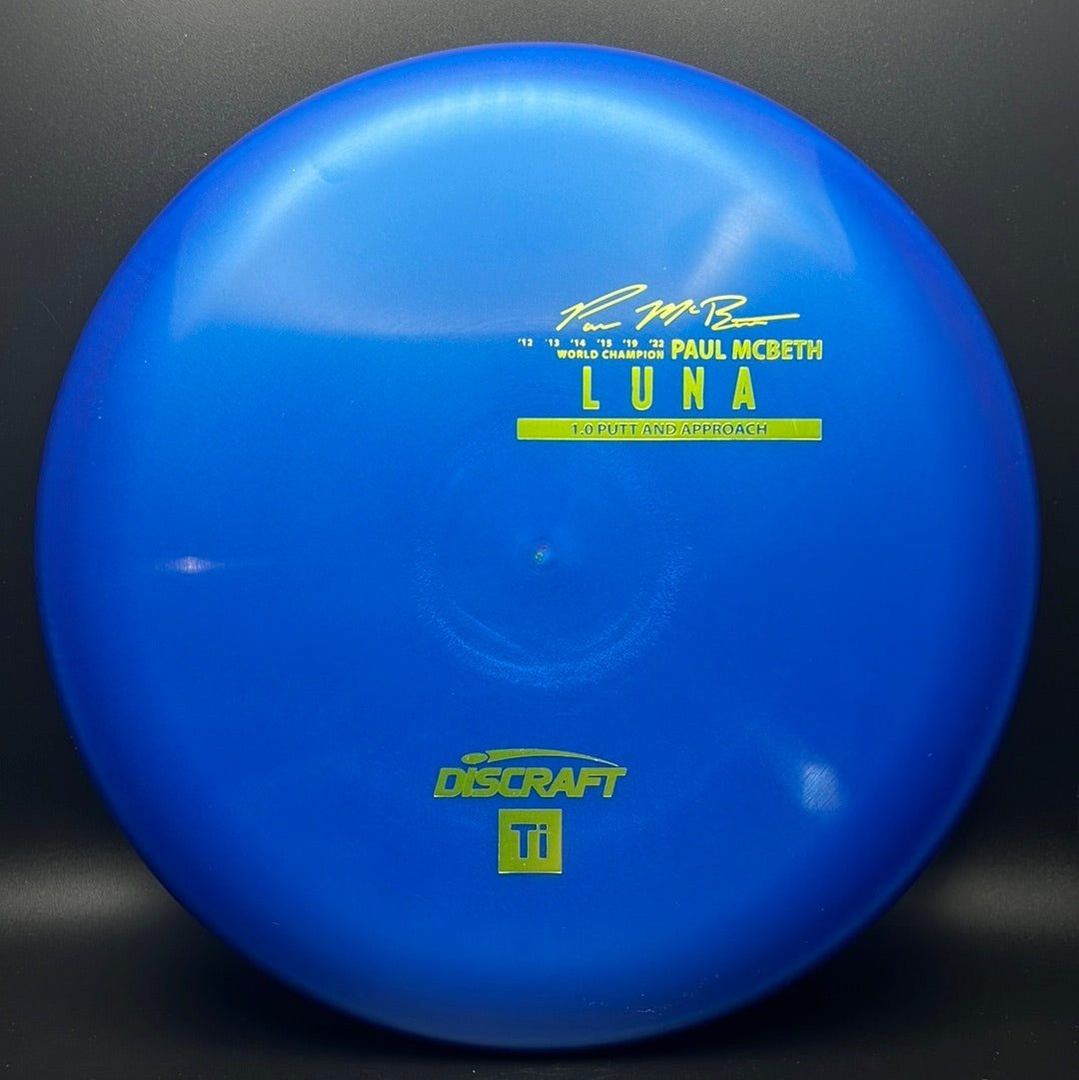 Titanium Luna - First Run - Paul McBeth