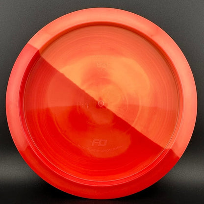 Swirly S-line FD - Red Split Dye - Discmania Tattoo stamp