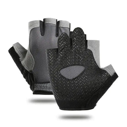 Gym Anti Slip Half Finger Gloves Breathable Dumbbells