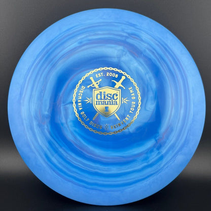 Swirly S-Line TD - Shield & Swords Stamp