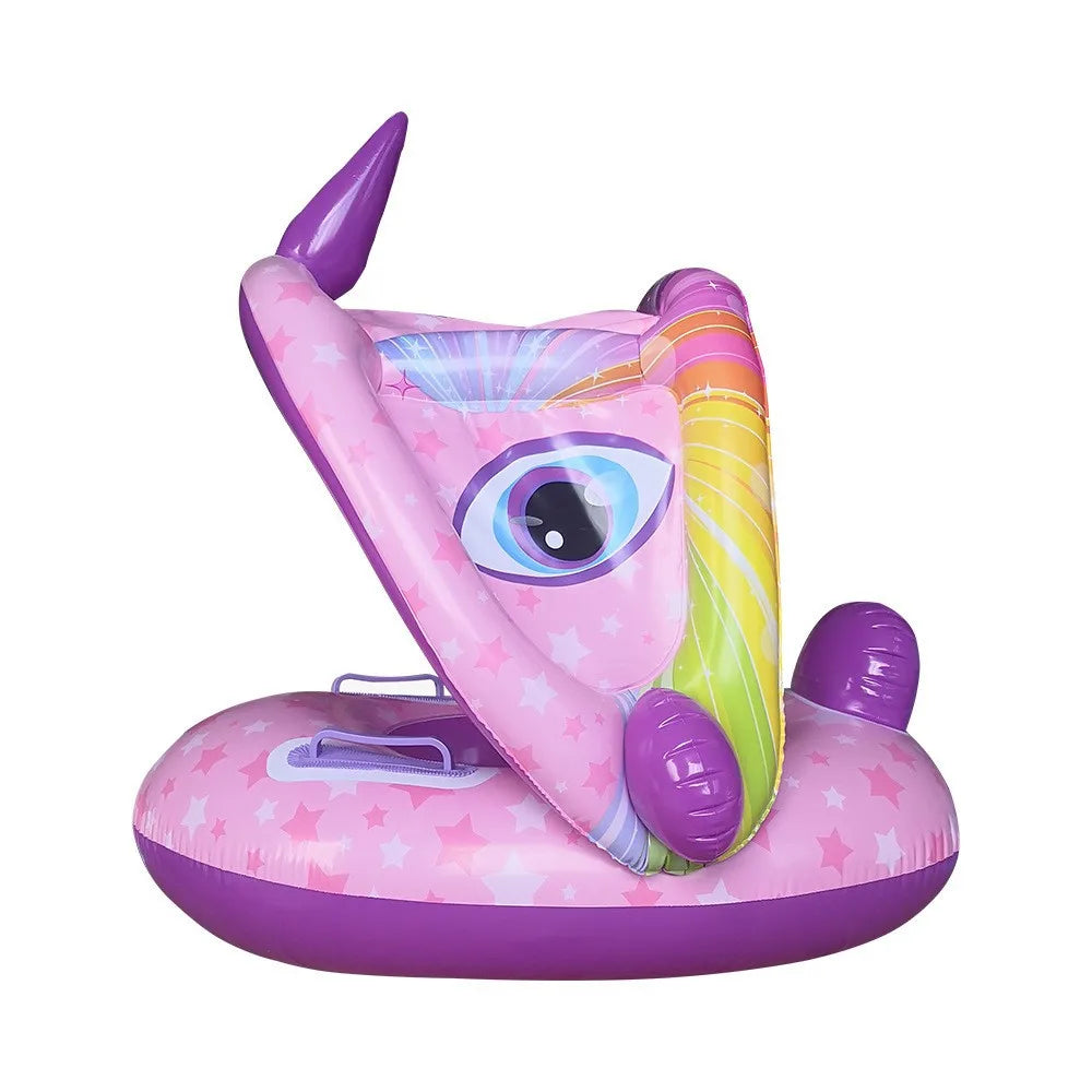 Cool and Comfortable Toddler Pool Float with Sun Protection