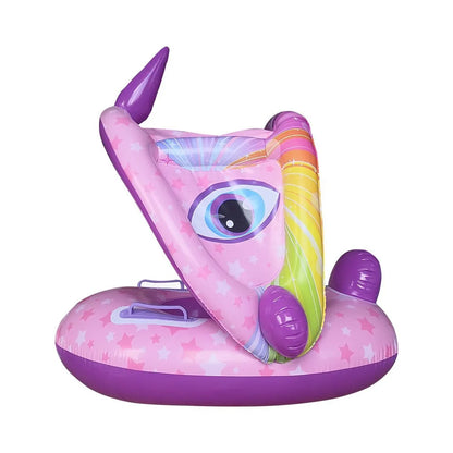 Cool and Comfortable Toddler Pool Float with Sun Protection