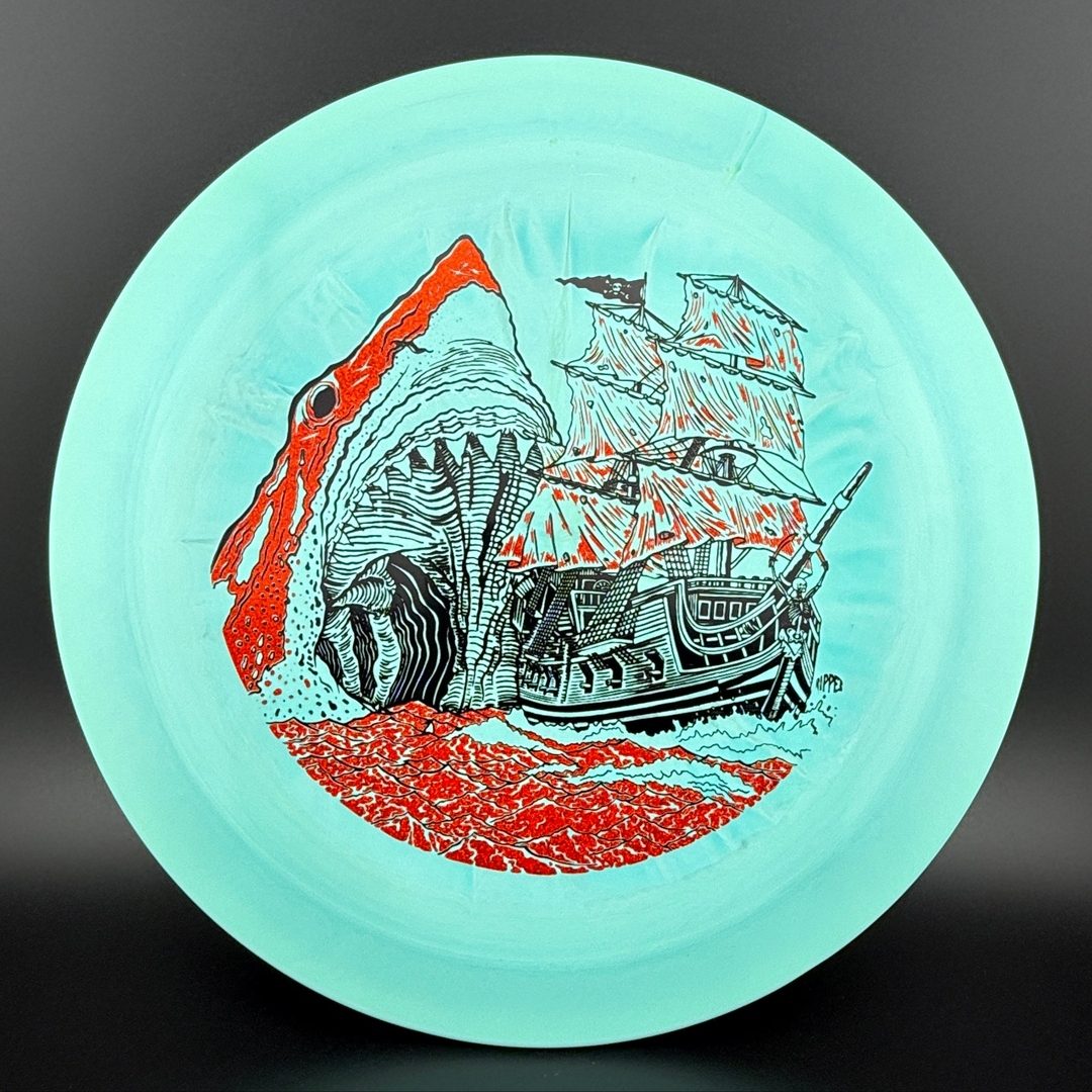 Swirl ESP Machete - "Megalodon" by Ripper Studios