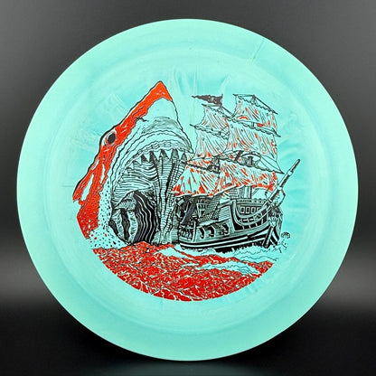 Swirl ESP Machete - "Megalodon" by Ripper Studios