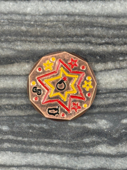 BOOM! I WILL NOT 3 PUTT Ball Marker
