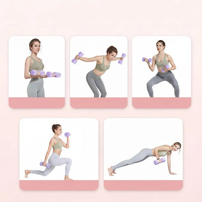 Adjustable Dumbbell Set: Non-Slip & Anti-Roll Design