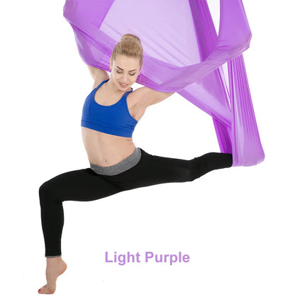 Versatile Aerial Yoga Apparatus for Home or Studio Use
