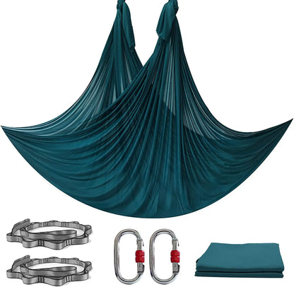 Versatile Aerial Yoga Apparatus for Home or Studio Use