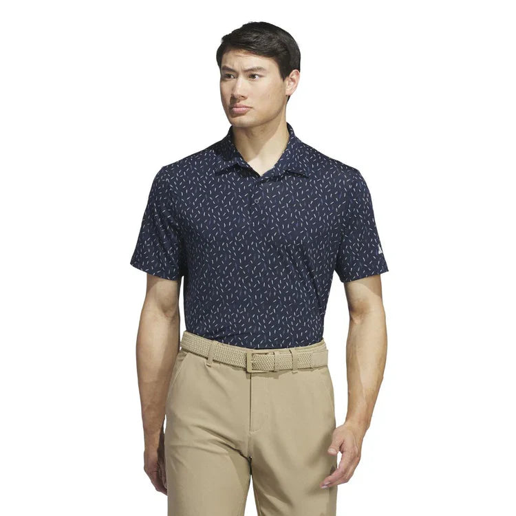 Adidas Ultimate365 Allover Print Golf Polo Shirt 2024