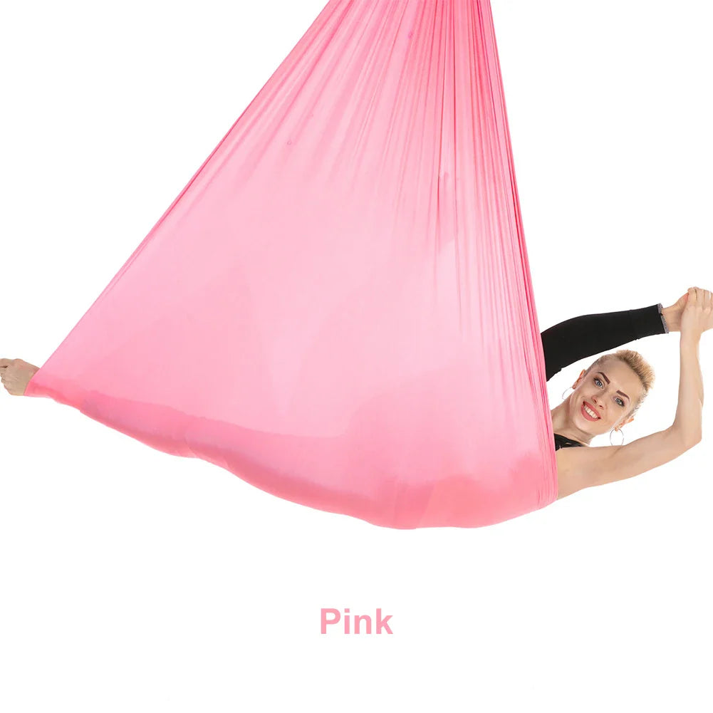 Versatile Aerial Yoga Apparatus for Home or Studio Use