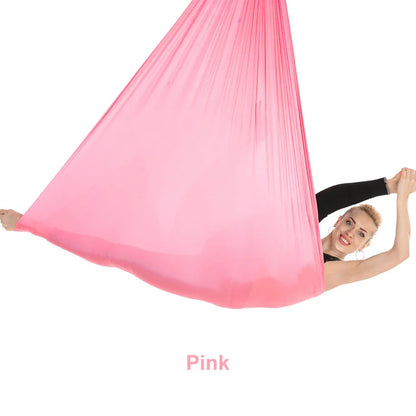 Versatile Aerial Yoga Apparatus for Home or Studio Use