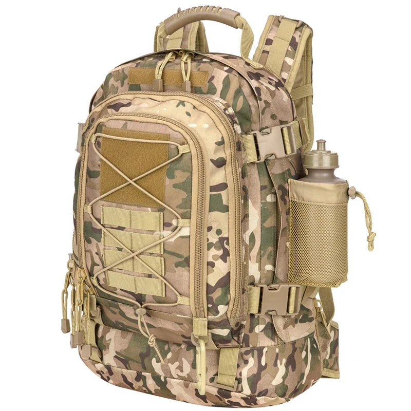 Tactical Military Backpack: Durable Hiking & Outdoor Travel Rucksack