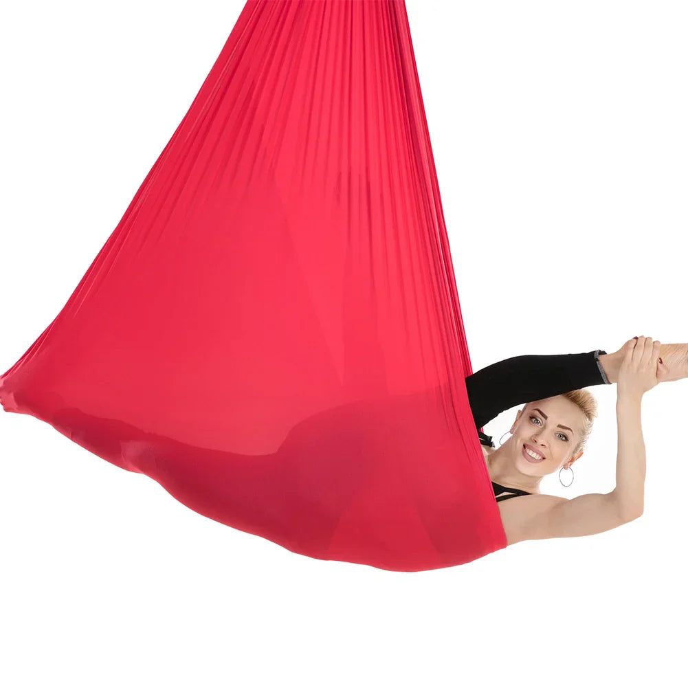 Versatile Aerial Yoga Apparatus for Home or Studio Use