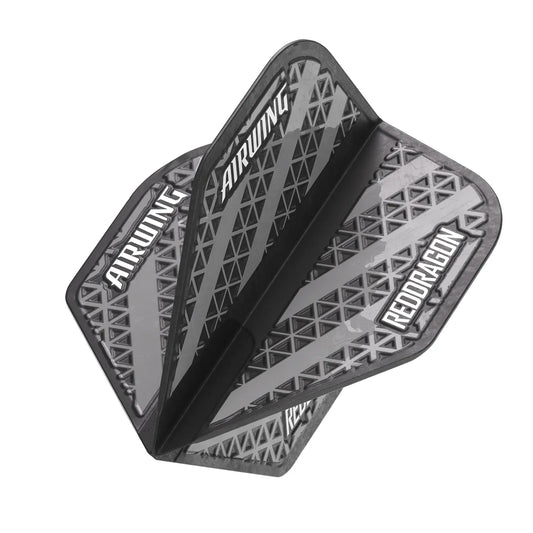 Black and Grey Airwing Molded Dart Flights