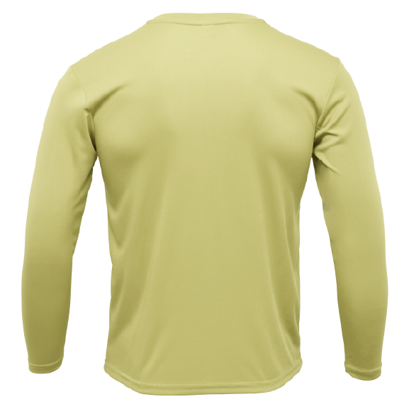 Key West, FL Saltwater Born Circle Logo Clean Long Sleeve UPF 50+ Dry-Fit Shirt