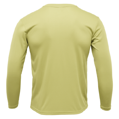 Key West, FL Saltwater Born Circle Logo Clean Long Sleeve UPF 50+ Dry-Fit Shirt