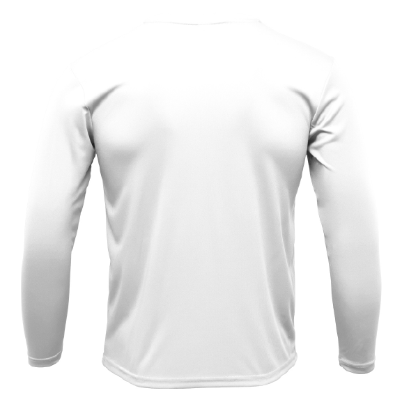 Key West, FL Saltwater Born Circle Logo Clean Long Sleeve UPF 50+ Dry-Fit Shirt