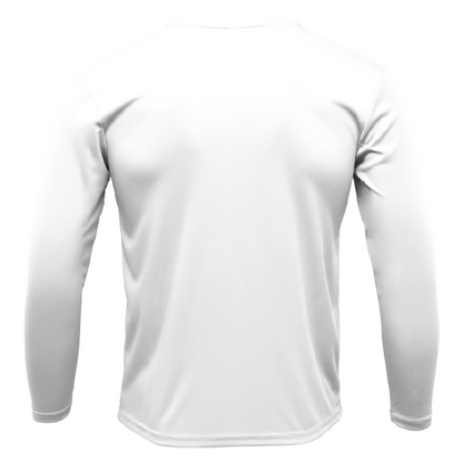 Key West, FL Saltwater Born Circle Logo Clean Long Sleeve UPF 50+ Dry-Fit Shirt