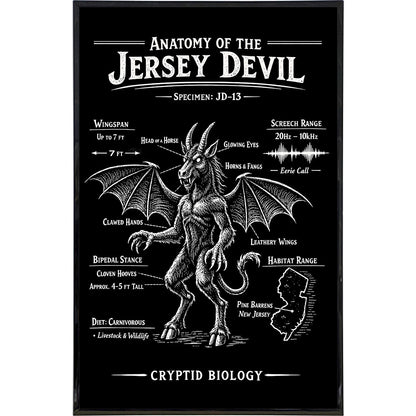 Anatomy of the Jersey Devil Print