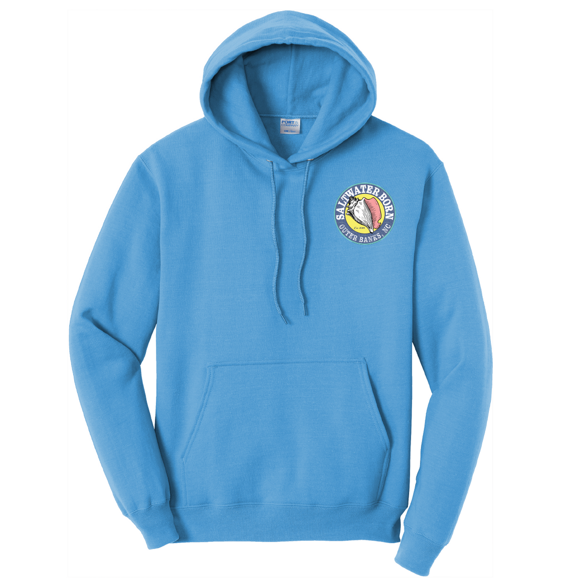 Outer Banks, NC Pirate Men's Cotton Hoodie