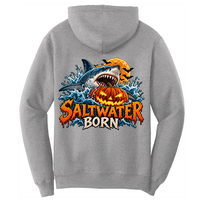 Halloween Jaws Men's Cotton Hoodie