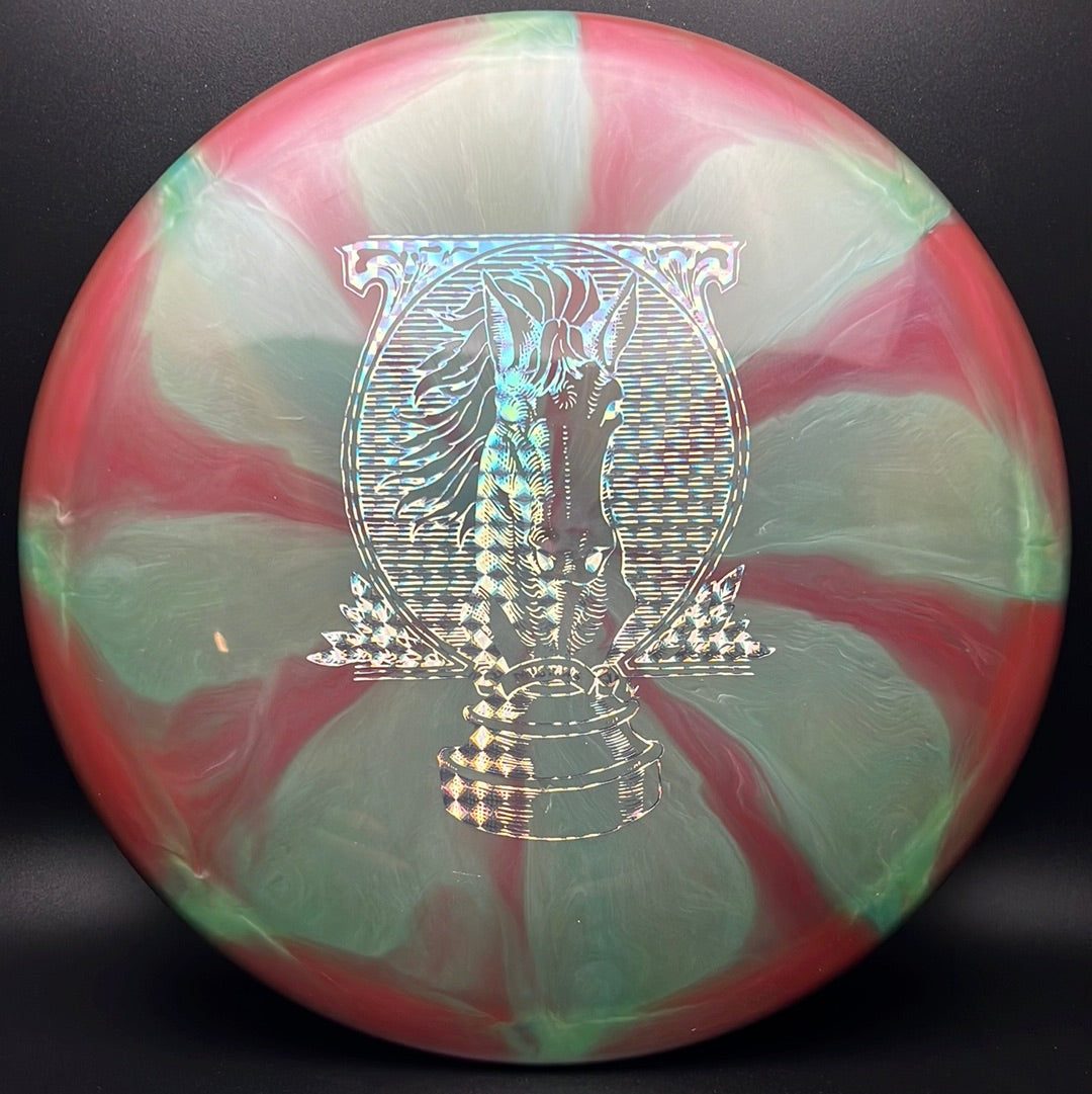 Sublime Swirl Mustang - "Portrait of a Knight" - UV Foil Bottom Stamp