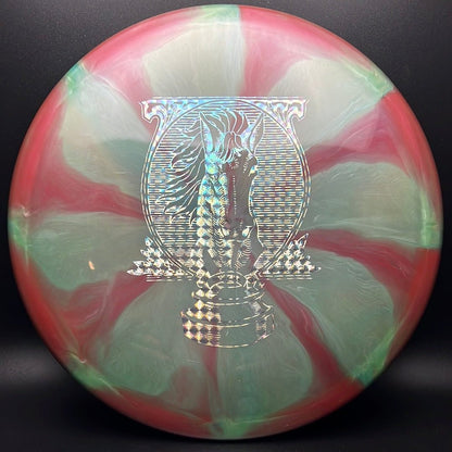 Sublime Swirl Mustang - "Portrait of a Knight" - UV Foil Bottom Stamp