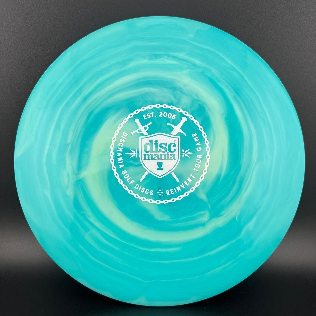 Swirly S-Line TD - Shield & Swords Stamp