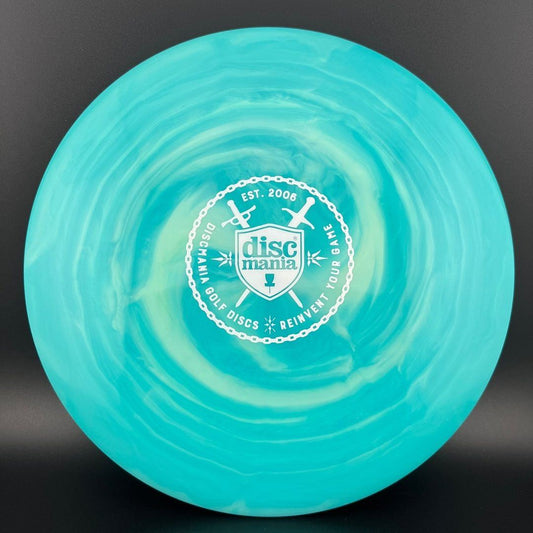 Swirly S-Line TD - Shield & Swords Stamp