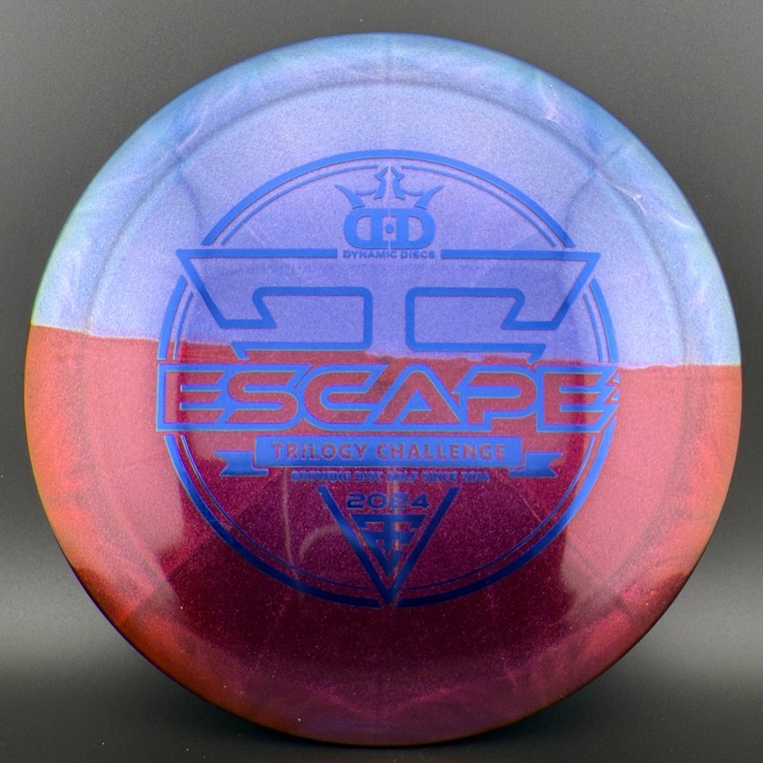 Lucid-Ice Glimmer Escape - Trilogy Challenge - Red Split Dyed