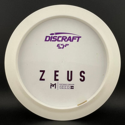 White ESP Zeus - Bottom Stamp Dyer's Delight - Paul McBeth