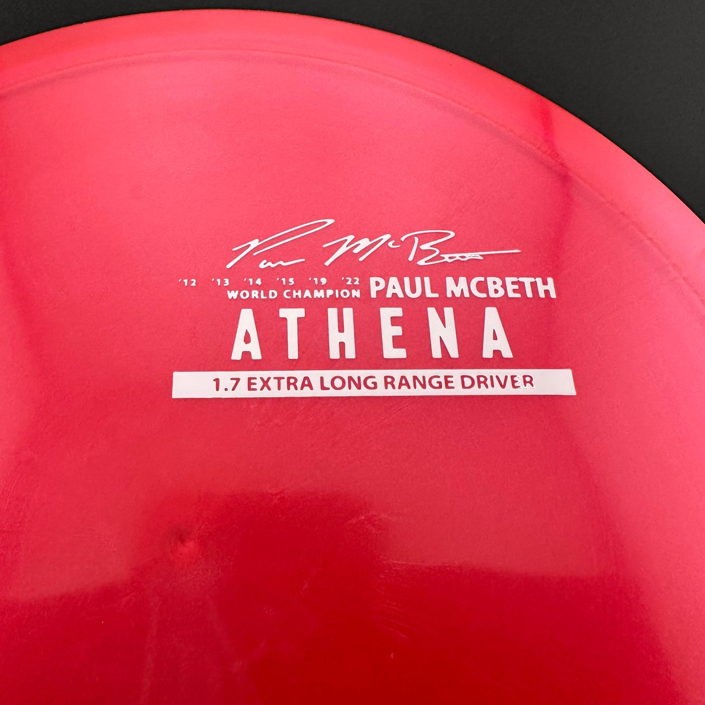 Titanium Athena - Paul McBeth Limited Edition