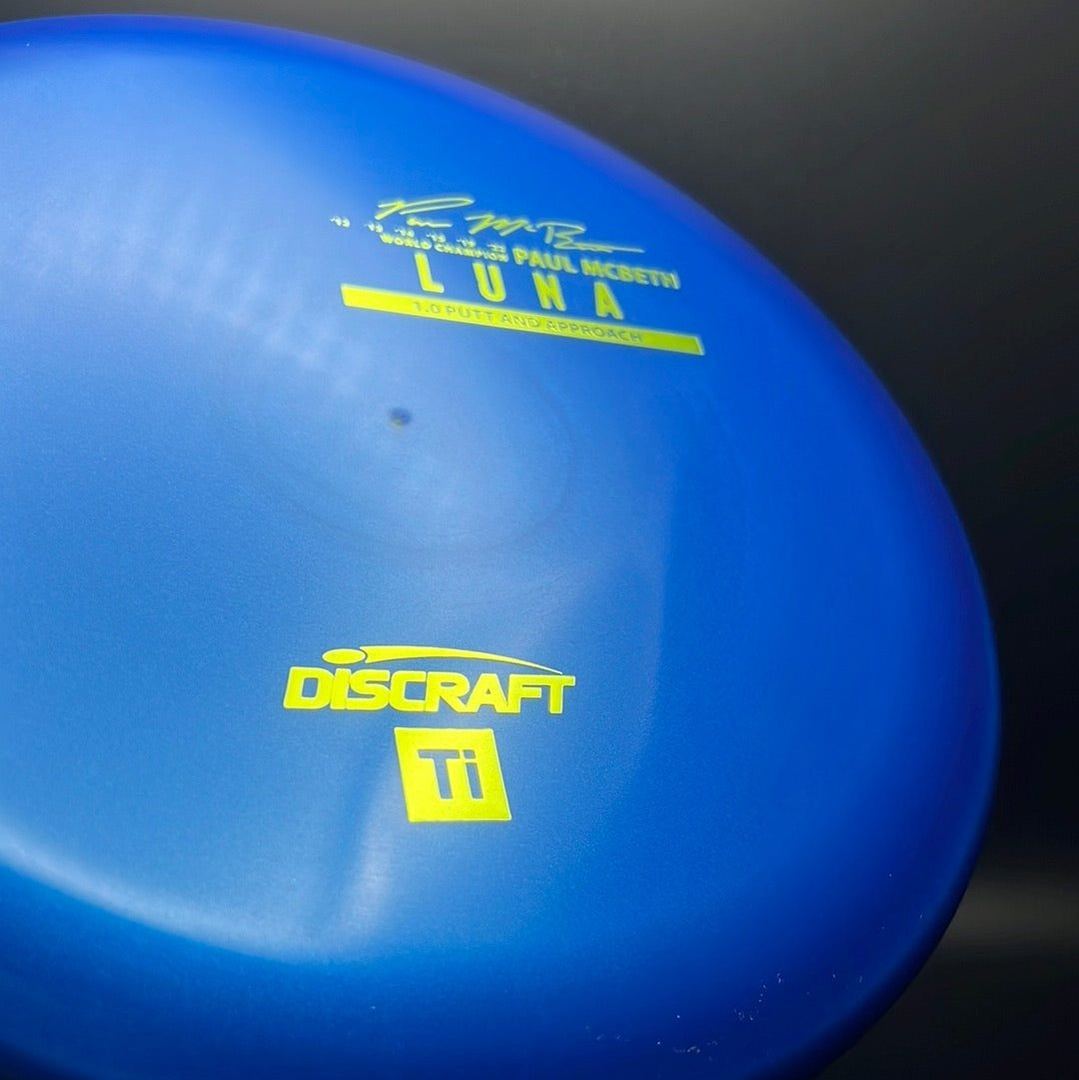 Titanium Luna - First Run - Paul McBeth