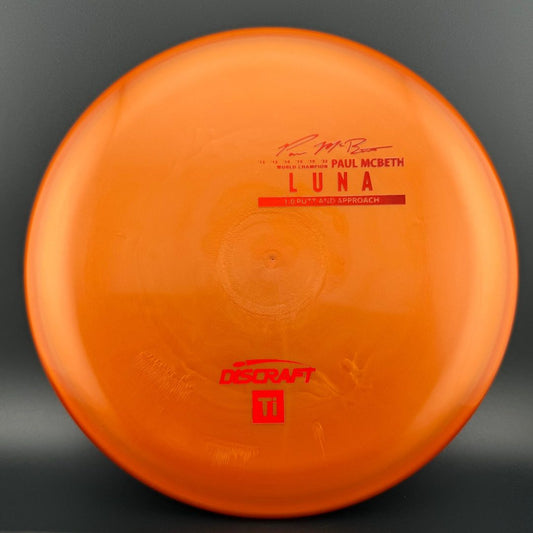 Titanium Luna - First Run - Paul McBeth