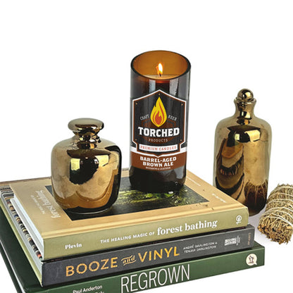 Barrel-Aged Brown Ale Beer Candle