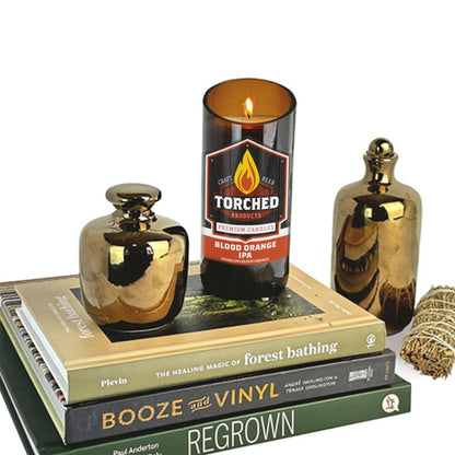 Blood Orange IPA Beer Candle