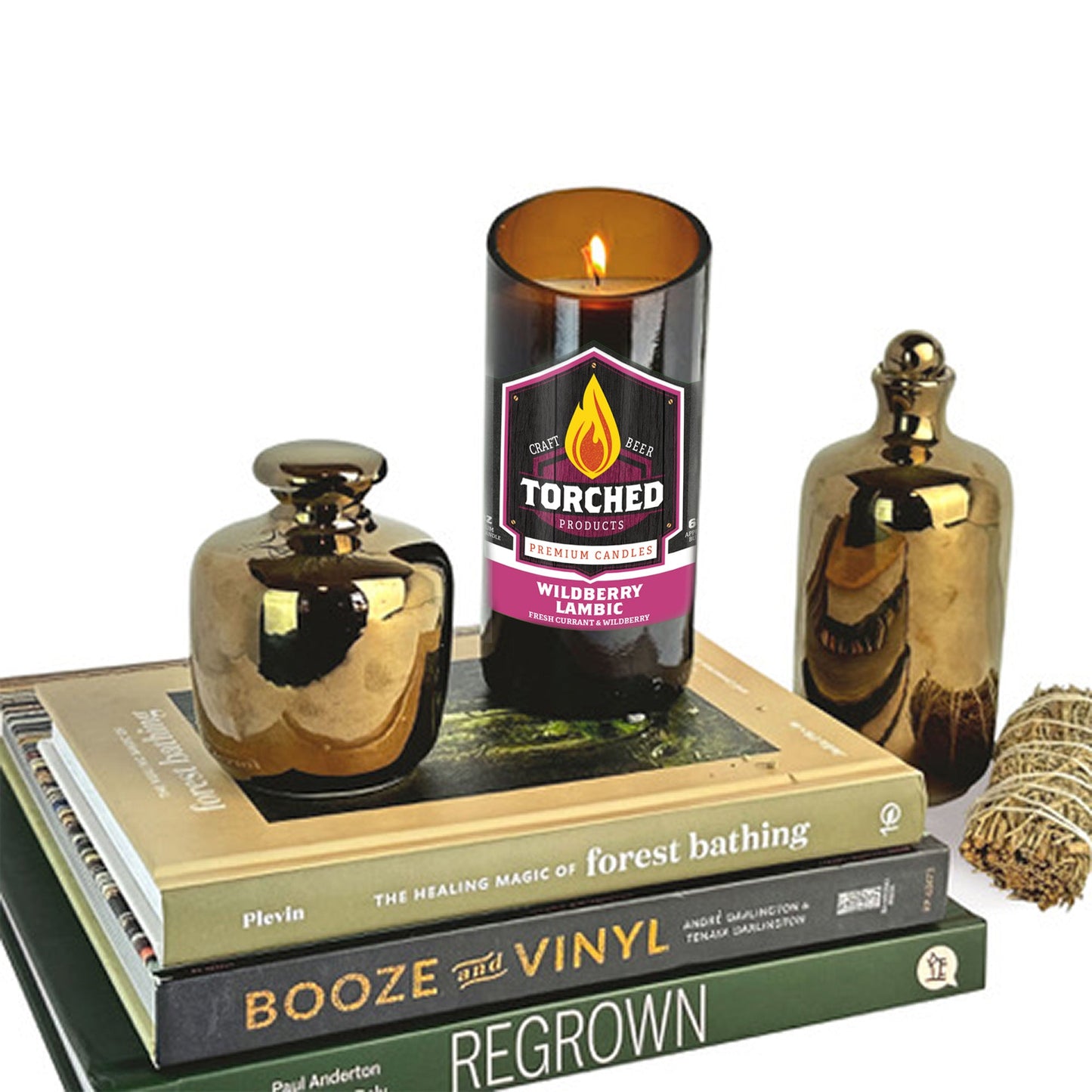 Wildberry Lambic Beer Candle