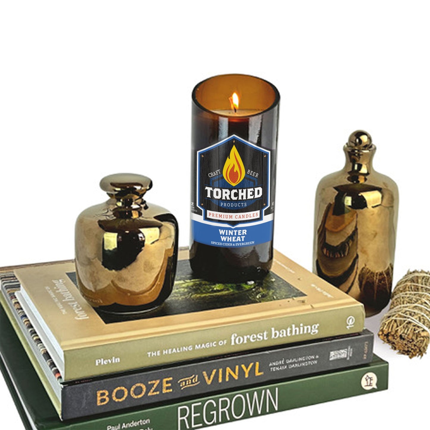 Winter Wheat Beer Candle