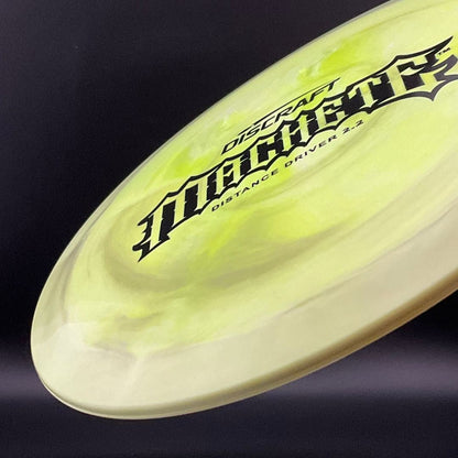 Swirl ESP Machete *Les White Stash Used* - LE Barstamp PFN