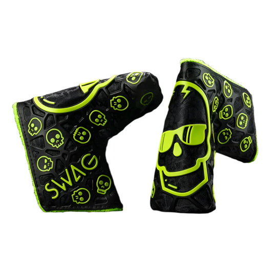 Swag Golf -  Eclipse Ecto Flare Skull TPU Blade Putter Headcover *opened, no bag*