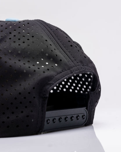 Kraken Black - Perforated Rope Hat