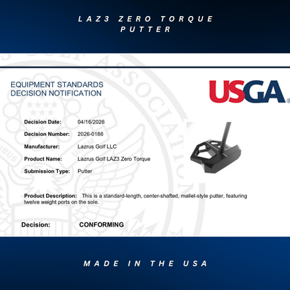 LAZRUS Golf Zero Torque Mallet Putters (Cosmetic Blemishes)