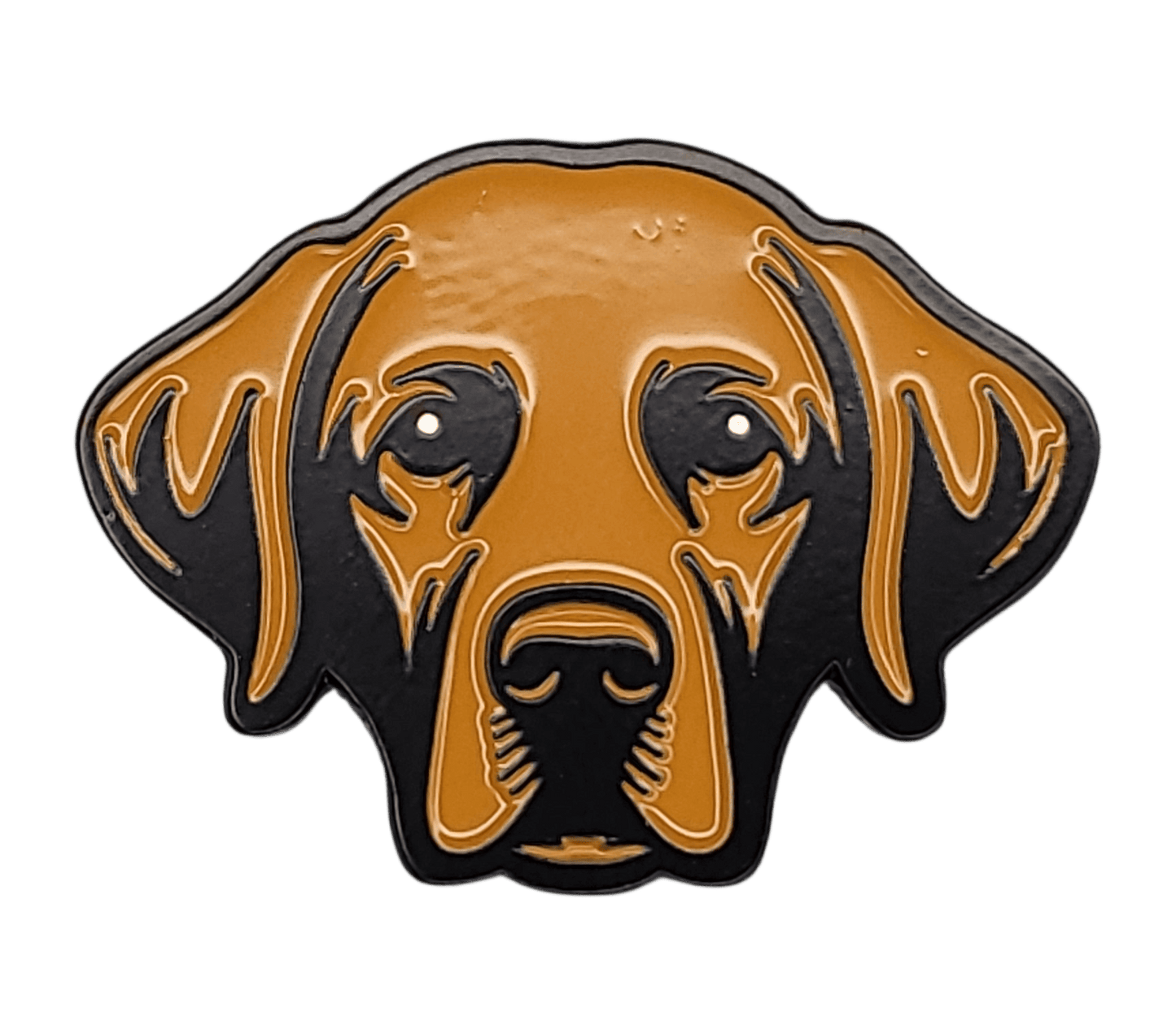 Chocolate Labrador Retriever Golf Ball Marker with Hat Clip